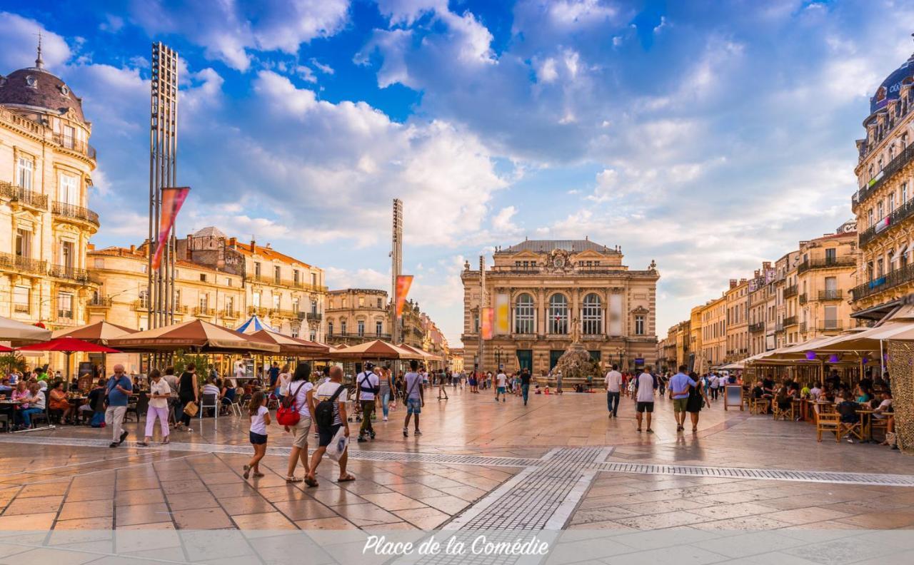 Appartements Calmes - Standing - Hypercentre - Clim - Wifi - Netflix Montpellier Bagian luar foto